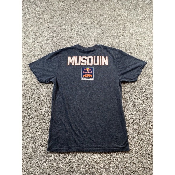 Red Bull Factory Racing Shirt Mens Large Gray Blue Motocross MX Musaquin KTM - Picture 6 of 13